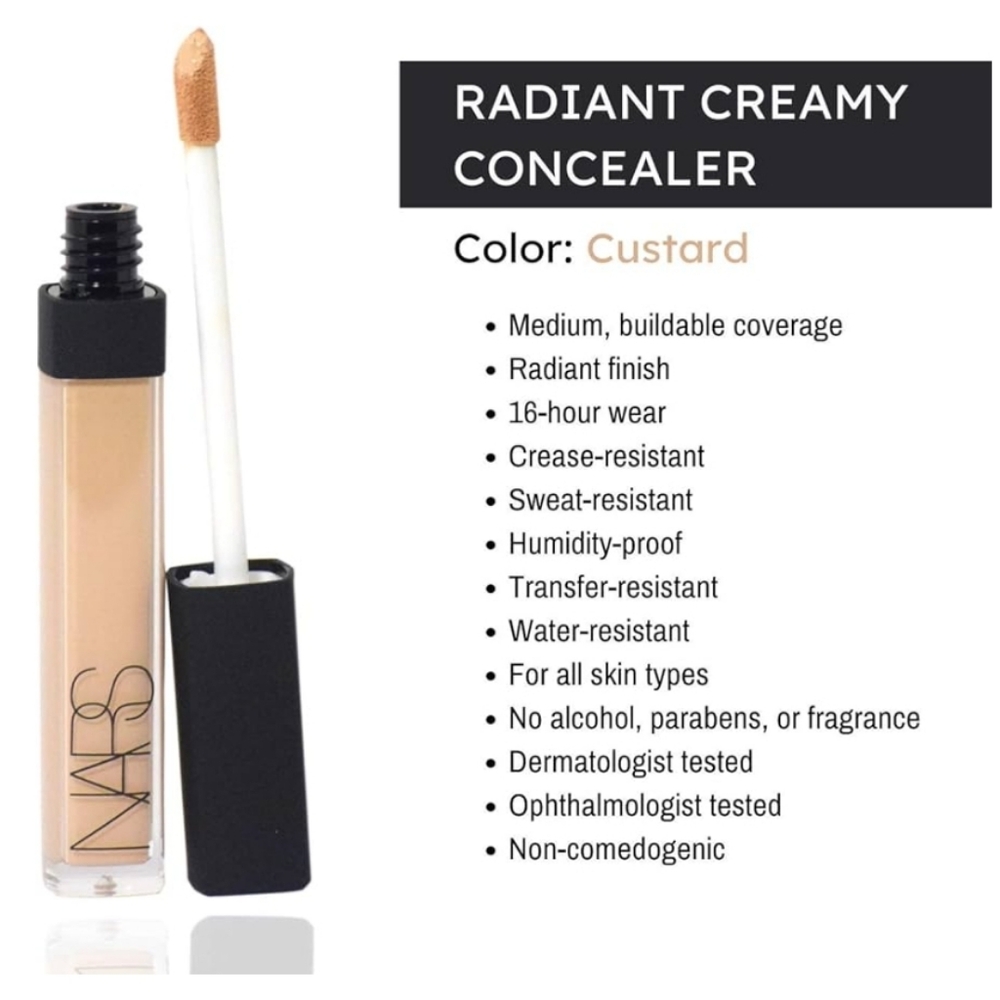 NARS Creamy Concealer Smooth Coverage In Custard - Picture 2 of 3